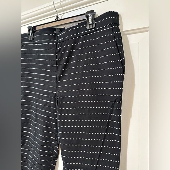 Jules & Leopold pull on capri stretch fitted dotted work business pants bottoms - Picture 6 of 16